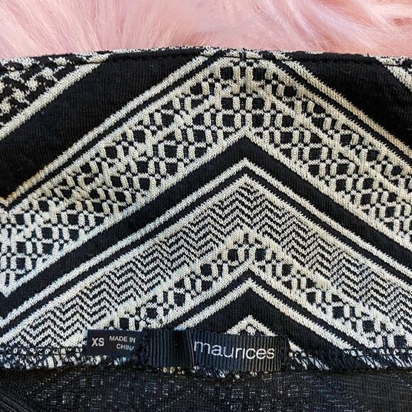 Maurices Chevron Striped Pencil Skirt - Picture 2 of 2